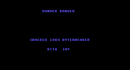 Danger ranger Title Screen